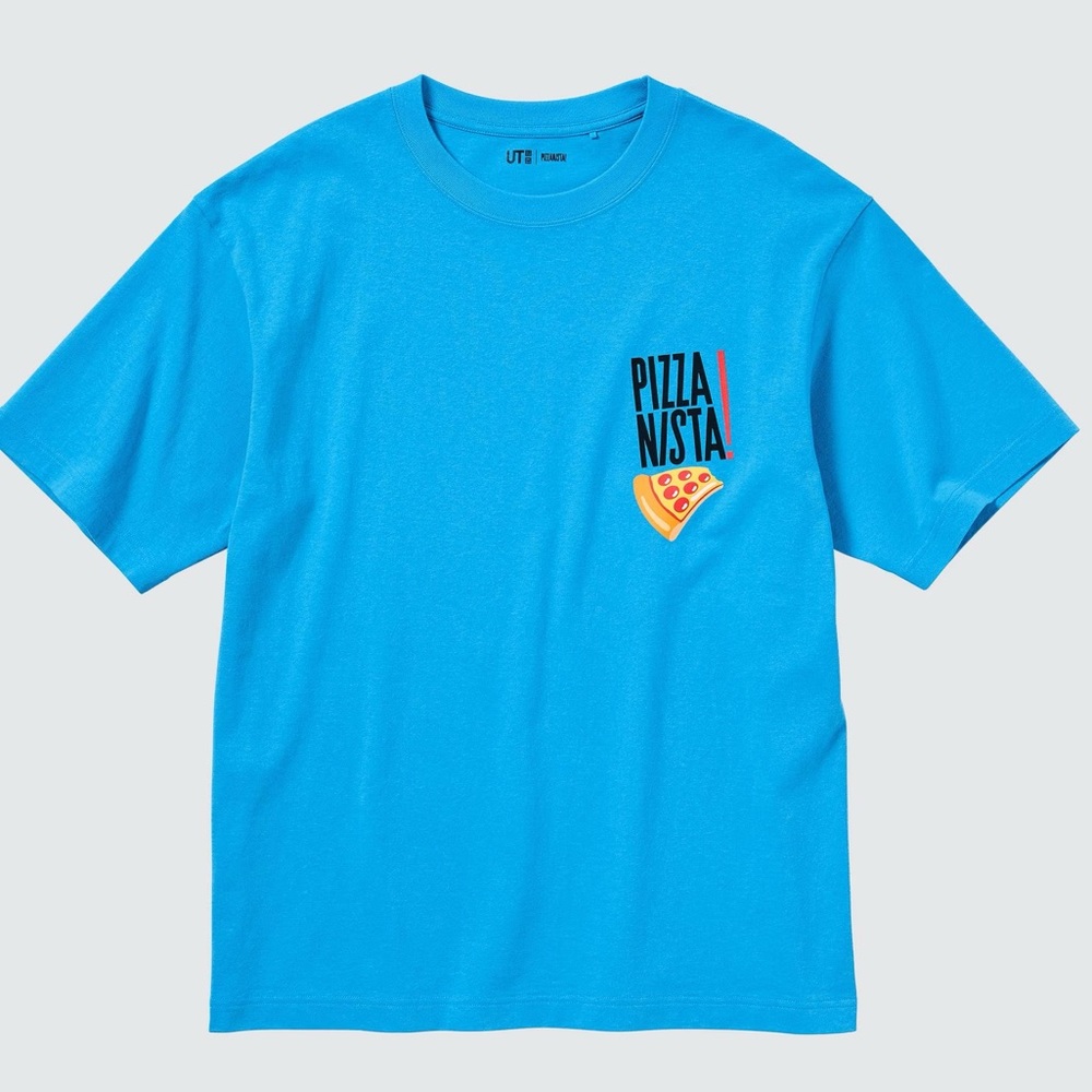 UNIQLO L.A. Eats UT (Oversized Short-Sleeve Graphic T-
Shirt) (Pizzanista!) S,L
